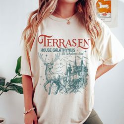 Terrasen Shirt, Aelin Galathynius Shirt, Rowan Whitethorn, Thirteen Manon Blackbea Shirt, SJM ACOTAR TOG Shirt