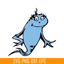 smiling blue fish svg, dr seuss svg, dr. seuss' the lorax svg ds205122320