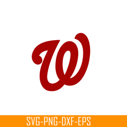 washington nations the red w letter svg, major league baseball svg, baseball svg mlb2041223147