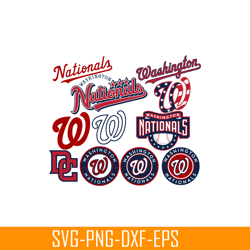 washington nations logos collection svg, major league baseball svg, baseball svg mlb2041223156