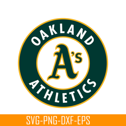 oakland athletics svg, major league baseball svg, baseball svg mlb204122340