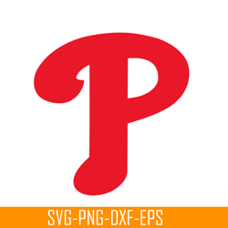 philadelphia phillies the p letter svg, major league baseball svg, baseball svg mlb204122355