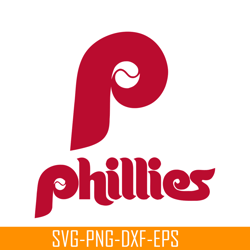 philadelphia phillies red text svg, major league baseball svg, baseball svg mlb204122357