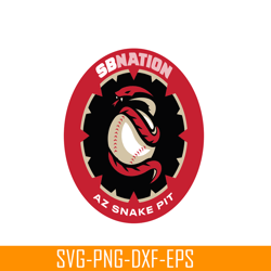 arizona diamondbacks snake pit logo svg png dxf eps ai, major league baseball svg, mlb lovers svg mlb30112309