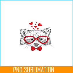 racoon sunglasses png, funny valentine png, valentine holidays png