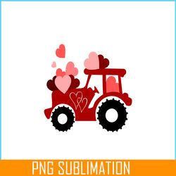 hearts truck png, sweet valentine png, valentine holidays png