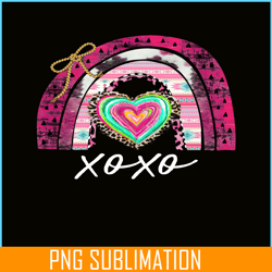 rainbow xoxo png, sweet valentine png, valentine holidays png