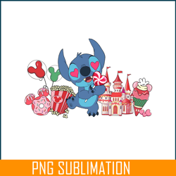 stitch valentine snacks png