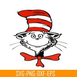 the cat face svg, dr seuss svg, cat in the hat svg ds205122333