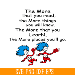 things the more place you go svg, dr seuss svg, dr seuss quotes svg ds2051223341