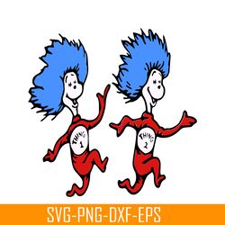 thing 1 thing 2 happy together svg, dr seuss svg, cat in the hat svg ds205122345