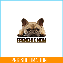 frenchie mom bulldog mascot png, french bulldog png, french dog artwork png