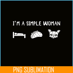simple woman png, frenchie bulldog png, french dog artwork png1