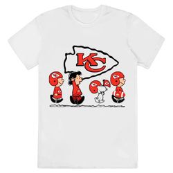 peanut kansa city snoopy chiefs shirt