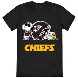 peanut snoopy and woodstock kansas city chiefs shirt