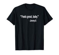 adorable feels great baby jimmy g football san francisco t-shirt