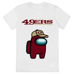 among us san francisco 49ers shirt