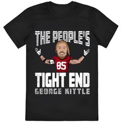 george kittle carton for san francisco 49ers fans t-shirt 1