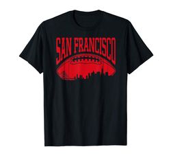 order now vintage san francisco-football sf skyline cali retro gameday t-shirt