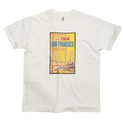 san francisco travel poster t-shirt vintage art poster art top