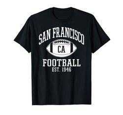 shop san francisco football vintage sf cali niner retro gameday t-shirt