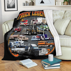 personalized truck legends blanket, custom name truck legends throw blanket, gifts for truck legend, truck lover gifts