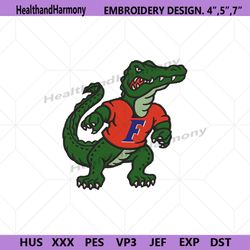florida gators iconic logo embroidery files, ncaa embroidery files, florida gators file