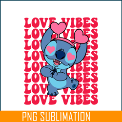 stitch love vibes png