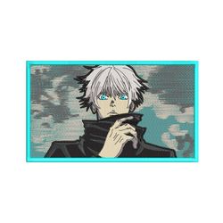 anime jujutsu kaisen gojo satoru embroidery design file