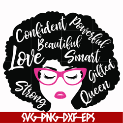 unbothered black girl svg, afro woman svg, african american woman svg, png, dxf, eps file oth0004