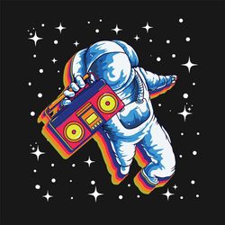 space astronaut boom box radio svg, trending svg, space astronaut svg, radio svg svg, awesome astronaut svg, boom box sv