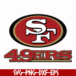 san francisco 49ers logo svg, nfl svg, png, dxf, eps digital file nfl071020201l