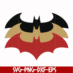 bat san francisco 49ers svg, 49ers svg, nfl svg, png, dxf, eps digital file nfl0710202020l