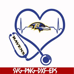 baltimore ravens heart svg, baltimore ravens svg, ravens svg, sport svg, nfl svg, png, dxf, eps digital file nfl071028t