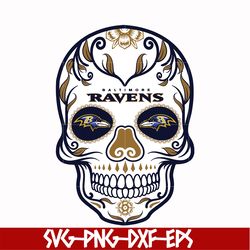 baltimore ravens skull madala svg, baltimore ravens svg, ravens svg, skull svg, madala svg, sport svg, nfl svg, png, dxf