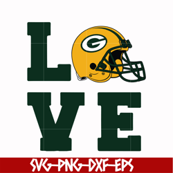 love green bay packers svg, packers svg, nfl svg, png, dxf, eps digital file nfl02102028l