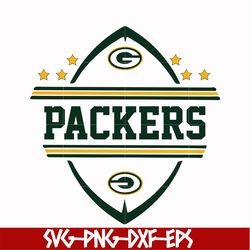 green bay packers ball svg, packers svg, nfl svg, png, dxf, eps digital file nfl02102035l