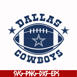 dallas cowboys ball svg, cowboys ball, nfl svg, png, dxf, eps digital file nfl05102034l