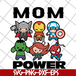 mom power svg, mother's day svg, eps, png, dxf digital file mtd22042128