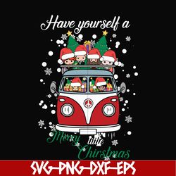 have yourself a merry little christmas svg, harry potter svg, png, dxf, eps digital file ncrm0143