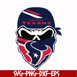 houton texans skull svg, texans skull svg, nfl svg, png, dxf, eps digital file nfl10102030l