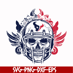 houton texans skull svg, texans skull svg, nfl svg, png, dxf, eps digital file nfl1010207l