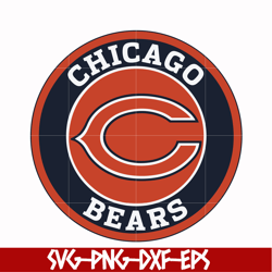 chicago bears logo svg, chicago bears svg, sport svg, nfl svg, png, dxf, eps digital file nfl111004t