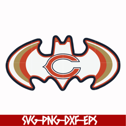 bat chicago bears svg, chicago bears svg, bears svg, sport svg, nfl svg, png, dxf, eps digital file nfl111006t