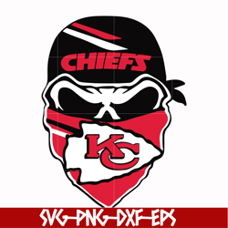 kansas city chiefs skull svg, chiefs skull svg, nfl svg, png, dxf, eps digital file nfl21102015l