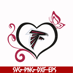 atlanta falcons heart svg, falcons svg, sport svg, nfl svg, png, dxf, eps digital file nfl2110202007t