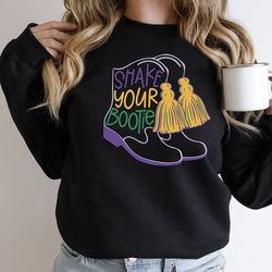 shake your bootie mardi gras 2024 shirt, fat tuesday sweatshirt, gras booties tee, louisiana shirt, vintage mardi gras