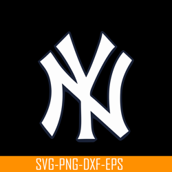 newyork yankees white logo svg, major league baseball svg, baseball svg mlb204122327