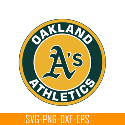 oakland athletics the logo svg, major league baseball svg, baseball svg mlb204122343