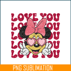 minnie love you png